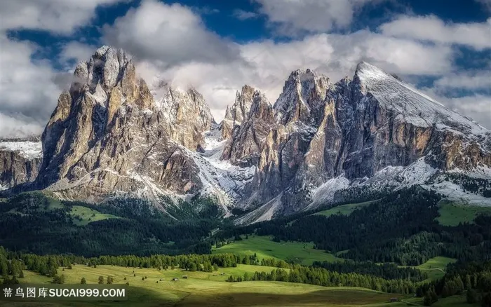 唯美多洛米蒂风光山水风景图片