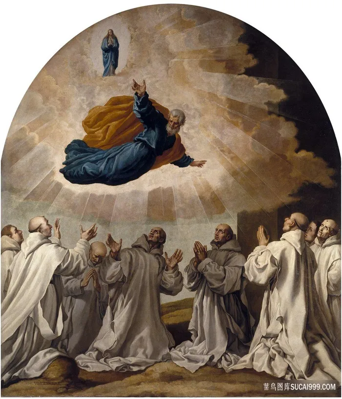 圣母玛利亚和圣彼得出现在第一张地毯上