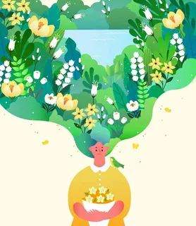 春天插画 春天插画