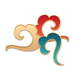 大气中国风祥云国潮风金边立体云朵剪纸创意装饰元素PNG免抠素材