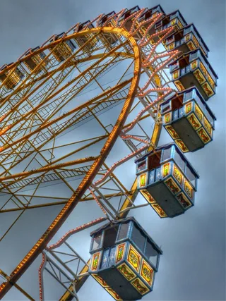 浪漫摩天轮摄影