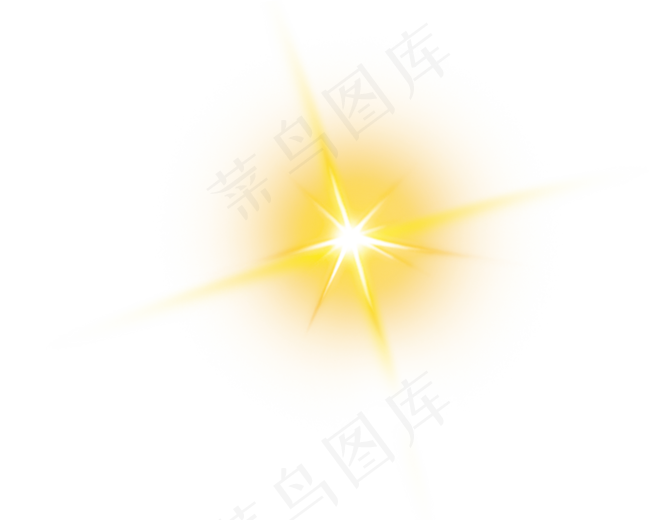 光效星光免扣PNG素材