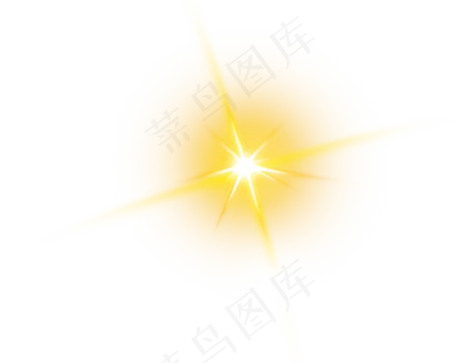 光效星光免扣PNG素材