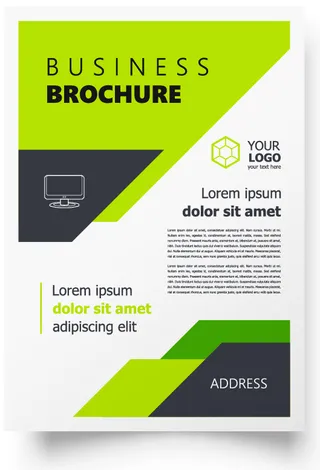 包装宣传册设计模板传单页抽象商务宣传册A4模板创意封面趋势宣传