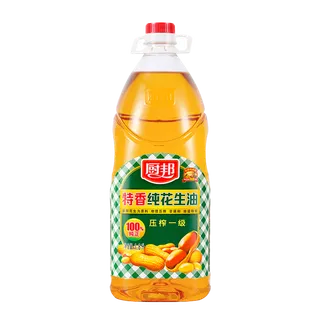 厨邦花生油1.8升超市商品白底图免抠实物摄影png格式图片透明底