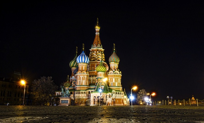 好看的城堡夜晚