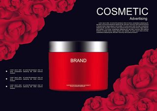 设计化妆品样品素材