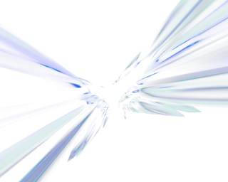 菱形线条光芒白色科技kv主视觉素材