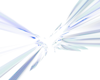 菱形线条光芒白色科技kv主视觉素材