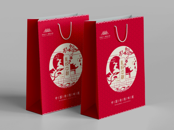 中秋礼袋-礼悦中秋手提袋包装盒