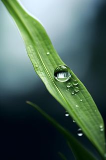 枝叶树叶绿色水滴露珠清新背景 枝叶树叶绿色水滴露珠清新背景