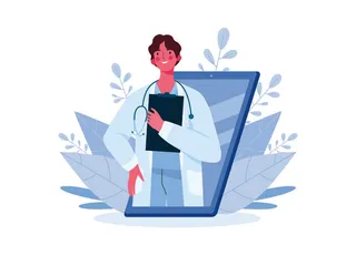 扁平化人物场景办公互联网等距ai矢量设计网页海报UI素材插画