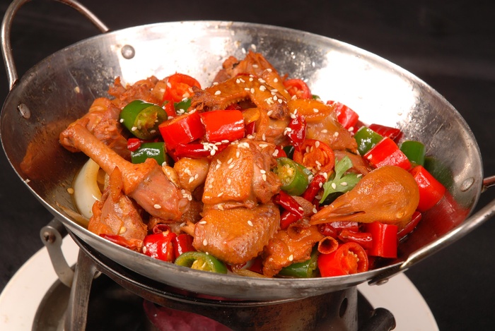干锅美食焖锅湘菜麻辣香辣纸锅干锅乳鸽