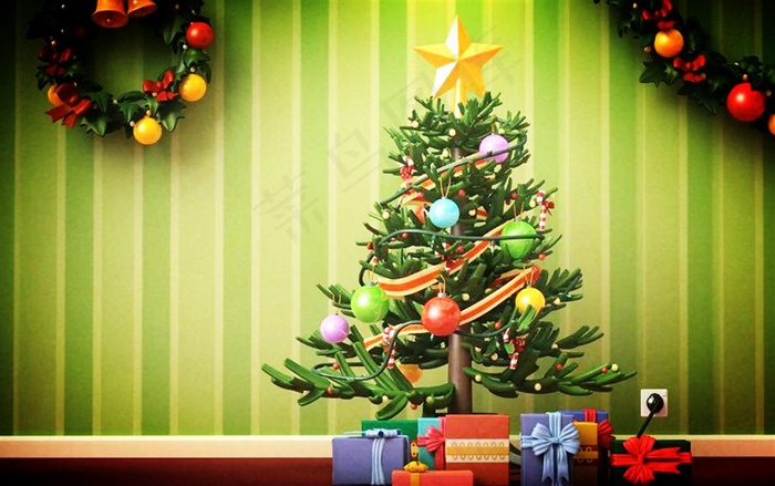 圣诞节装饰图