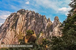 黄山美景摄影素材