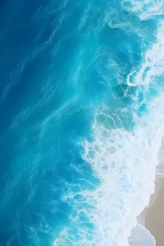 大海水面俯视背景