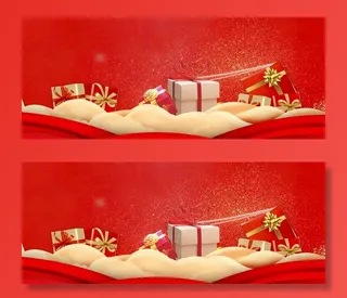 红色喜庆海报背景