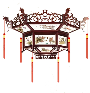 免抠中国风古式宫灯装饰 免抠中国风古式宫灯装饰