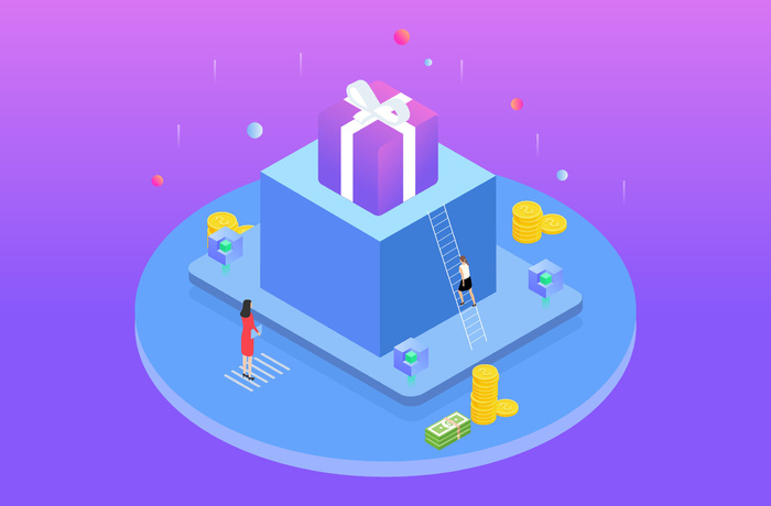 商务2.5D未来科技商务素材