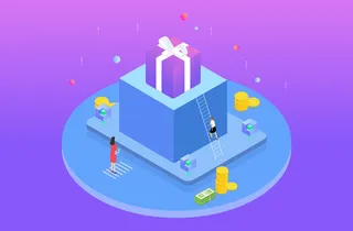 商务2.5D未来科技商务素材