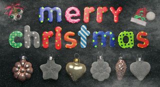 圣诞问候语主题背景图片