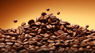 咖啡豆摄影图