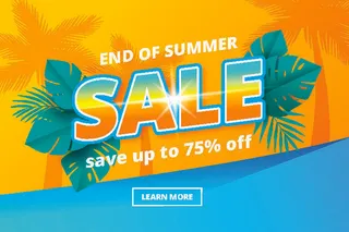 设计大海夏天横幅素材