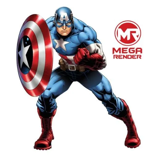 美国队长 PNG免抠(850x850)