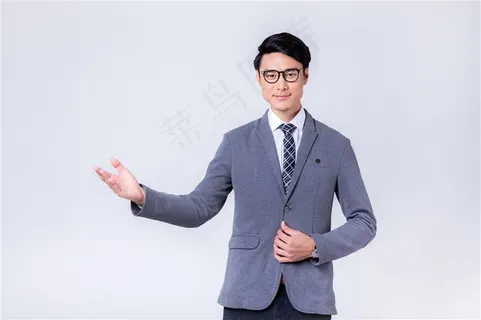 向您的做指导的商务男士 向您的做指导的商务男士