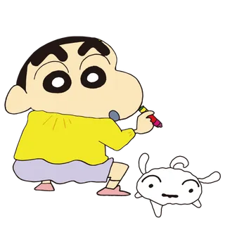 蜡笔小新可爱人物免扣素材