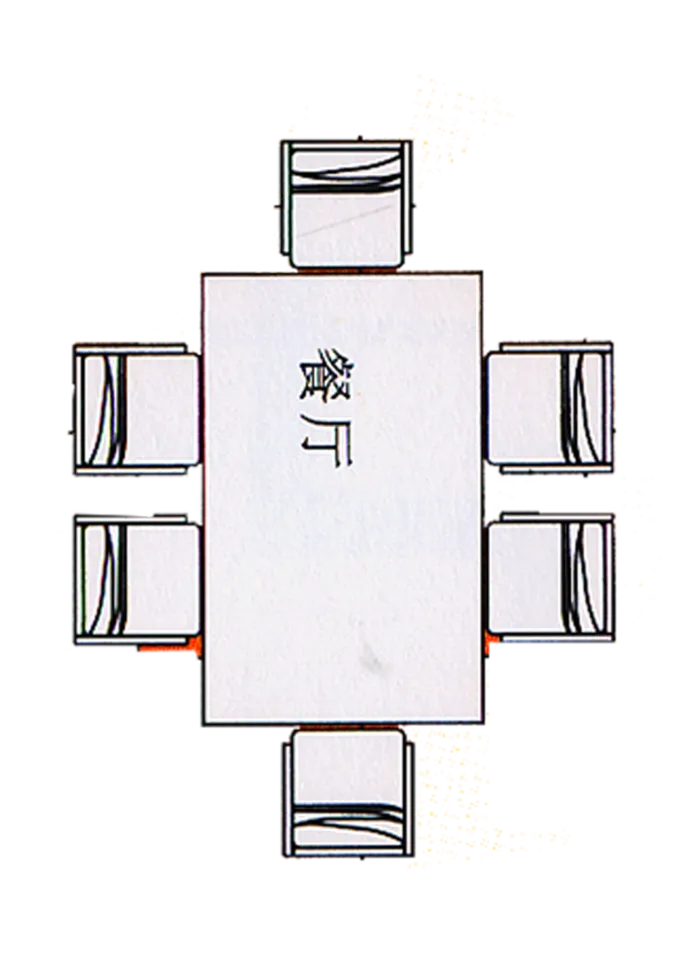 户型图必备免扣素材-餐桌