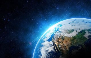 太空中的地球风景高清图