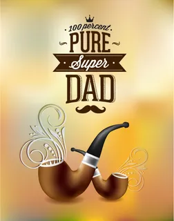 父亲节英文艺术字