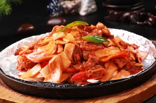 杏鲍菇炒肥牛38元一份 (1)