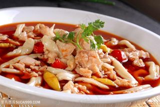 面香仔兔肉中华美食摄影图