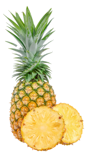 凤梨 (6)水果超市商品白底图免抠实物摄影png格式图片透明底