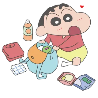 蜡笔小新可爱人物免扣素材