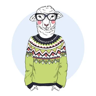 拟人动物 卡通头像