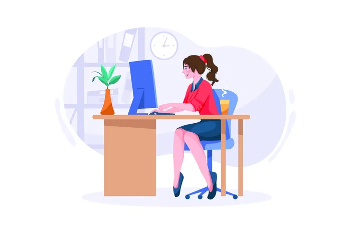扁平化人物场景办公互联网等距ai矢量设计网页海报UI素材插画eps,ai矢量模版下载