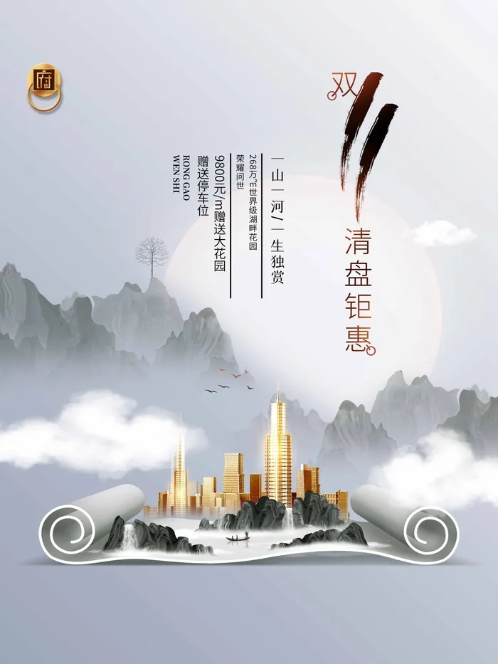 房地产 房地产活动海报psd模版下载