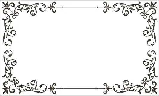 花纹边框古风