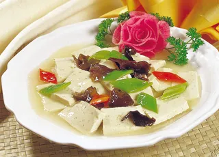  清炒豆腐，