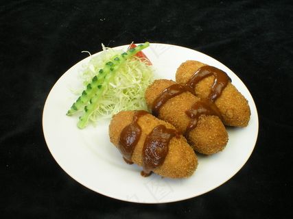 2320炸蟹肉奶油饼