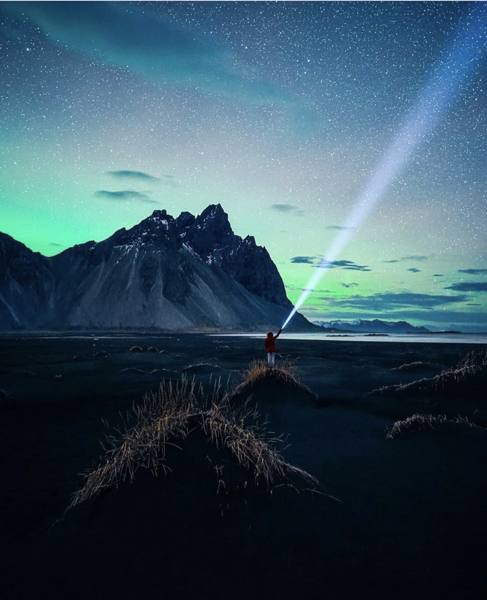 绿色极光壁纸图片