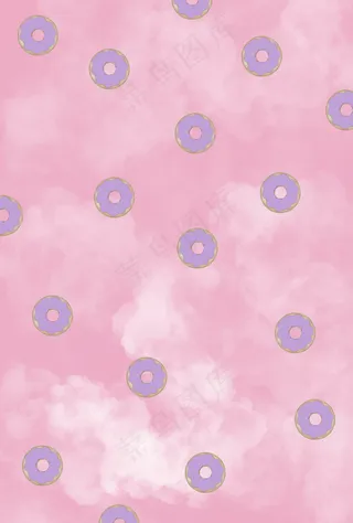 卡通齿轮花纹背景图片