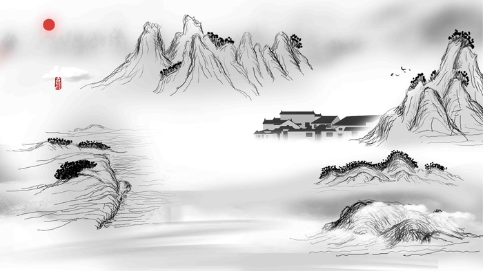 新中式现代背景墙