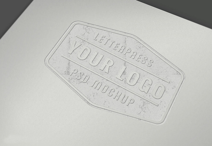 LOGO展示效果样机psd模版下载