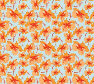 无缝 乱花 印花  黄色花