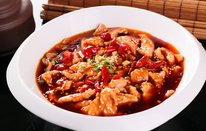 美食水煮肉片