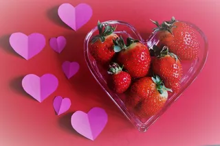 爱心包装草莓图片